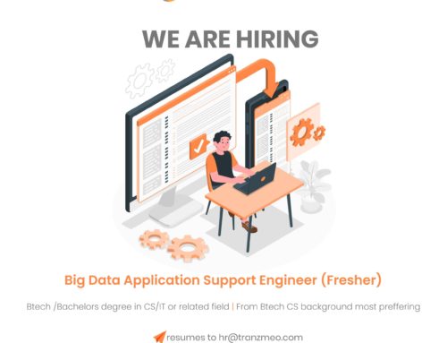 Big Data Application Support Engineer (Fresher)